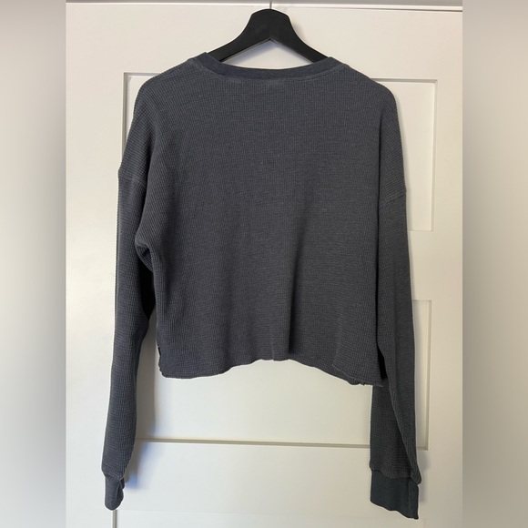 TNA Alamo Waffle Crew Boxy Longsleeve - Picture 11 of 12